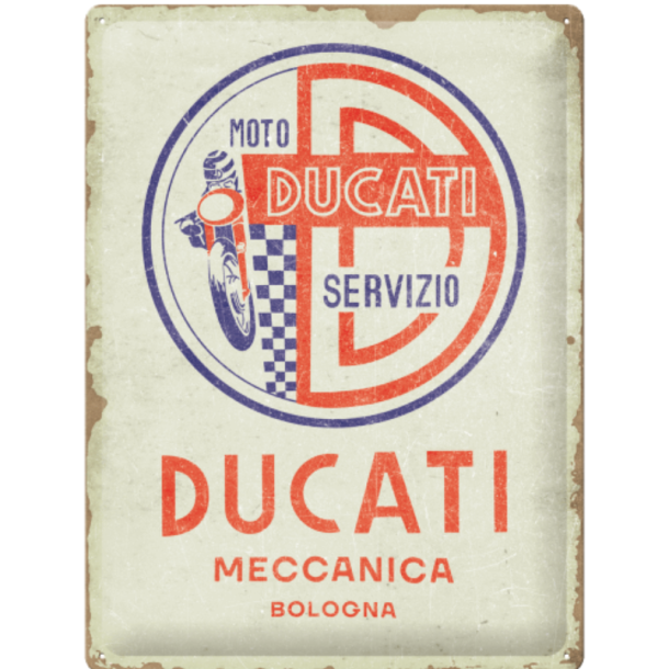 Nostalgic Art Ducati Meccanica Skilt