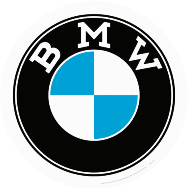 Nostalgic Art BMW Logo Skilt