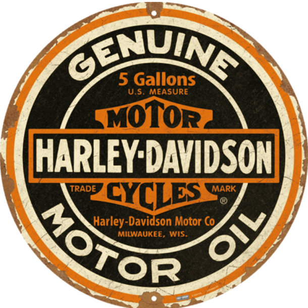 Nostalgic Art Harley Davidson Skilt