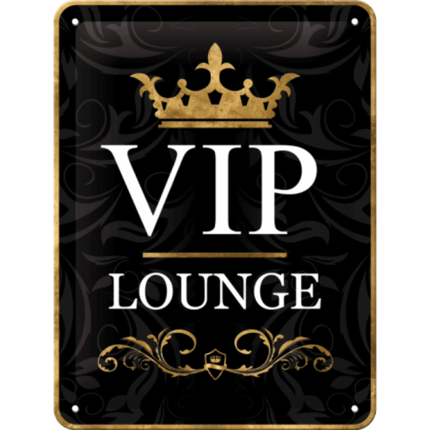 Nostalgic Art VIP Lounge Skilt