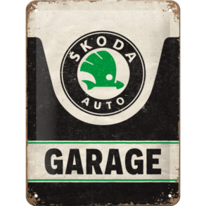 Nostalgic Art Skoda Garage Skilt