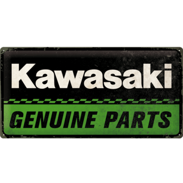 Nostalgic Art Kawasaki Genuine Skilt