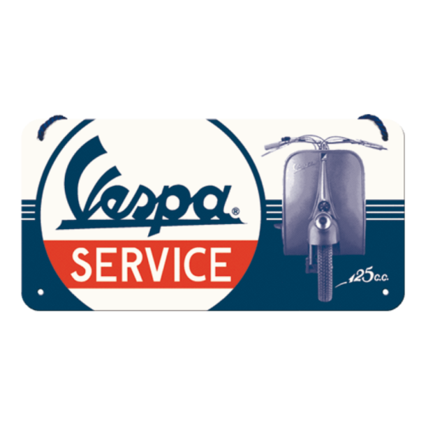 Nostalgic Art Vespa Service Skilt