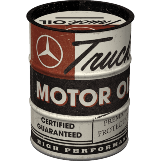 Nostalgic Art Mercedes Benz Truck Oil Sparebsse