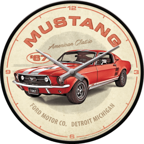 Nostalgic Art Ford Mustang 67 Vgur