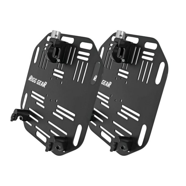 Quick Release Saddlebag Plate (Flat/Oval Bar)