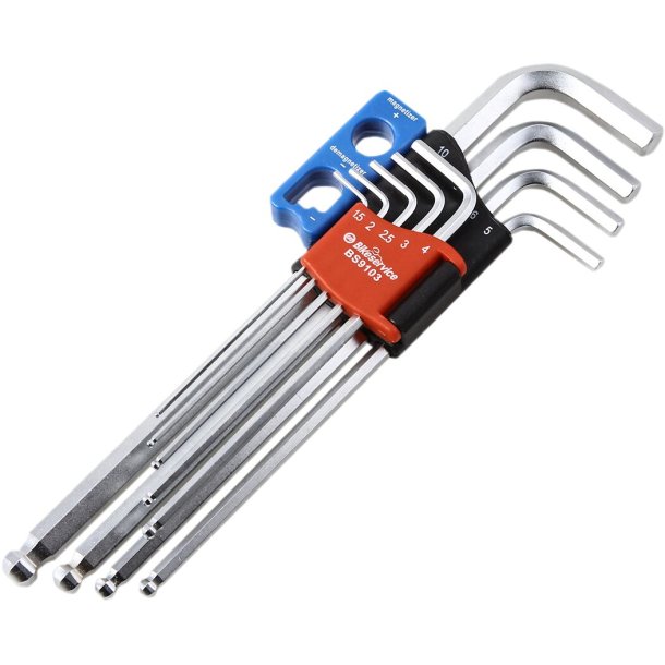 Extra Long Magnetic Hex Key Set