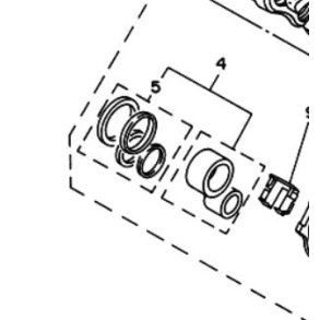 Stempler + pakninger - XV535