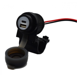 Dobbelt USB A+C Quick charge 