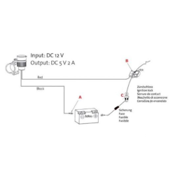 Dobbelt USB A+C Quick charge 