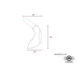 C Racer - Uni Cafe Racer Mask No1