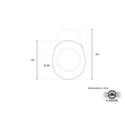 C Racer - Uni Cafe Racer Mask No1