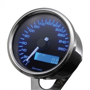 Daytona Velona Speedometer 0-260 Chrome