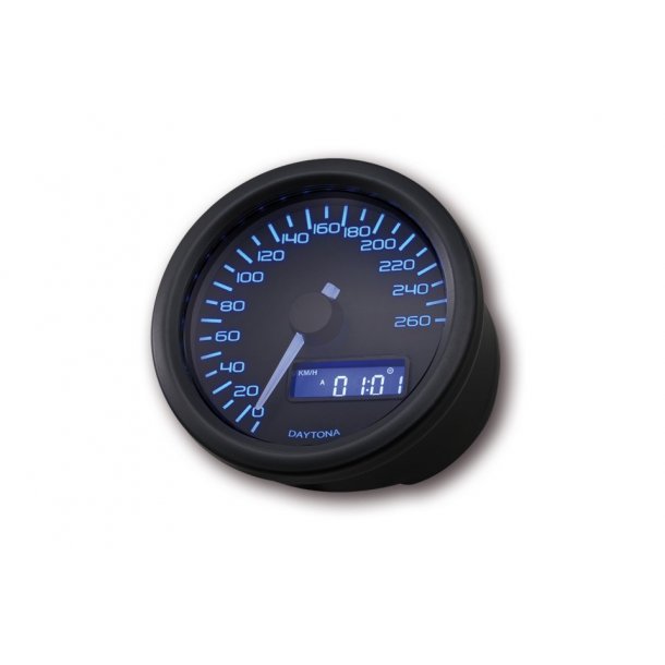 Daytona Velona Speedometer 0-260 Sort