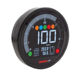 KOSO DL-04 Speedometer - H-D XL (04-13)
