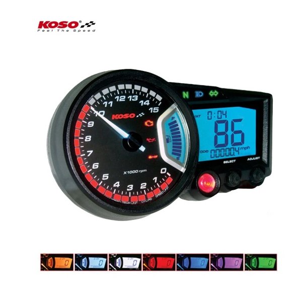Koso RX2 Speedometer 