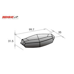 KOSO Mini LED Baglys