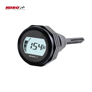 Koso - Temperatur m�ler - H-D Touring (07-16) - Sort