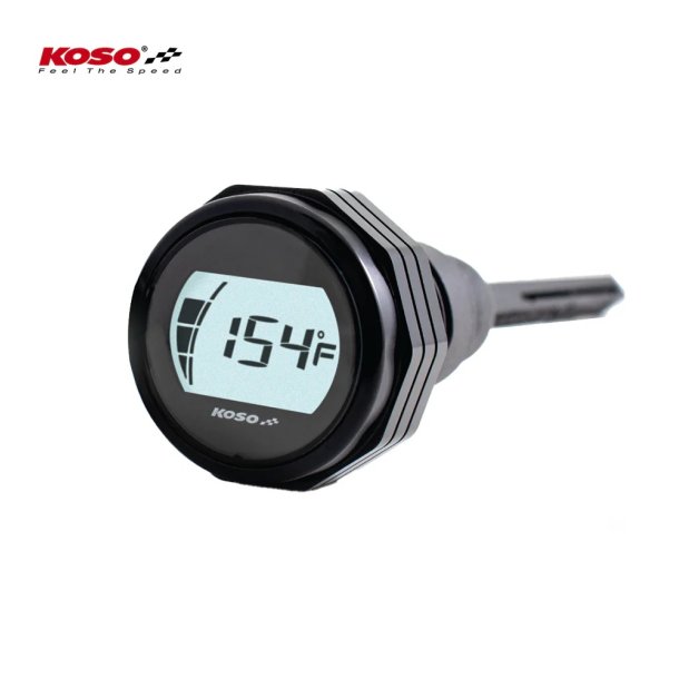 Koso - Temperatur m�ler - H-D Touring (07-16) - Sort