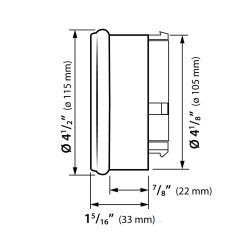 KOSO HD&#8209;05 Speedometer