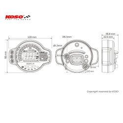 Koso MS-01 Speedometer