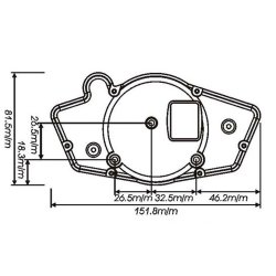 Koso Rx-1N Gp-Style Speedometer