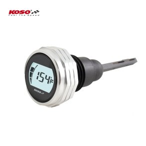 Koso - Temperatur m�ler - H-D Touring (07-16) - S�lv