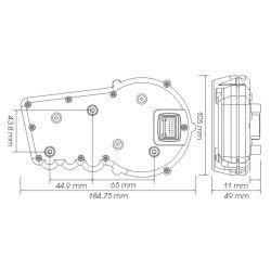 Koso RX2 Speedometer / Omdrejningstller / Cockpit