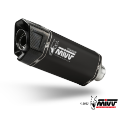 Mivv SR-1 Sort Titanium Udstdning R 1250 R / RS (21-24)