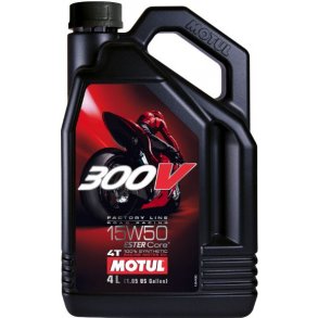 Motul 300V Fuld Syntetisk 15W50 4L