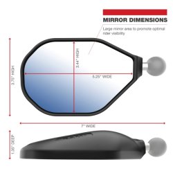 Ram Tough Spejlst - Medium model