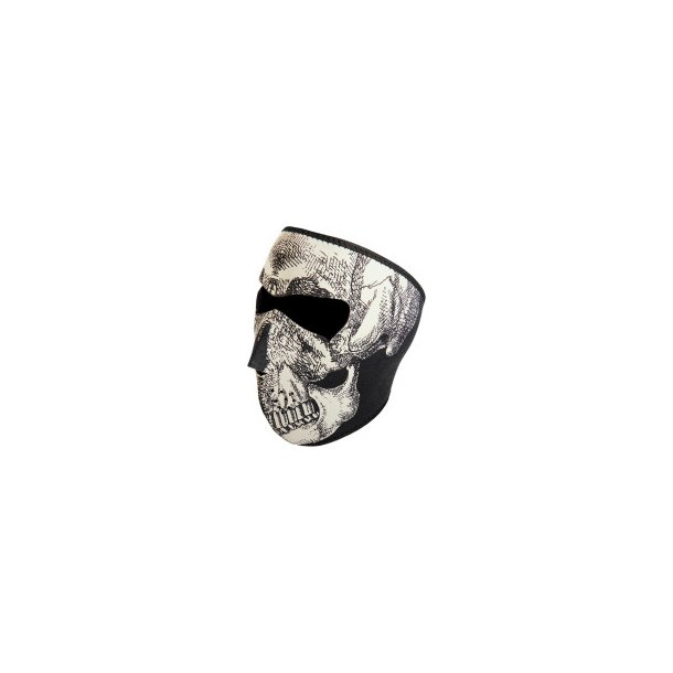 Zanheadgear Neoprene Mask - Skull Glow In Dark