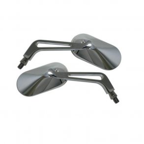 Spejlst - Oval - Chrome