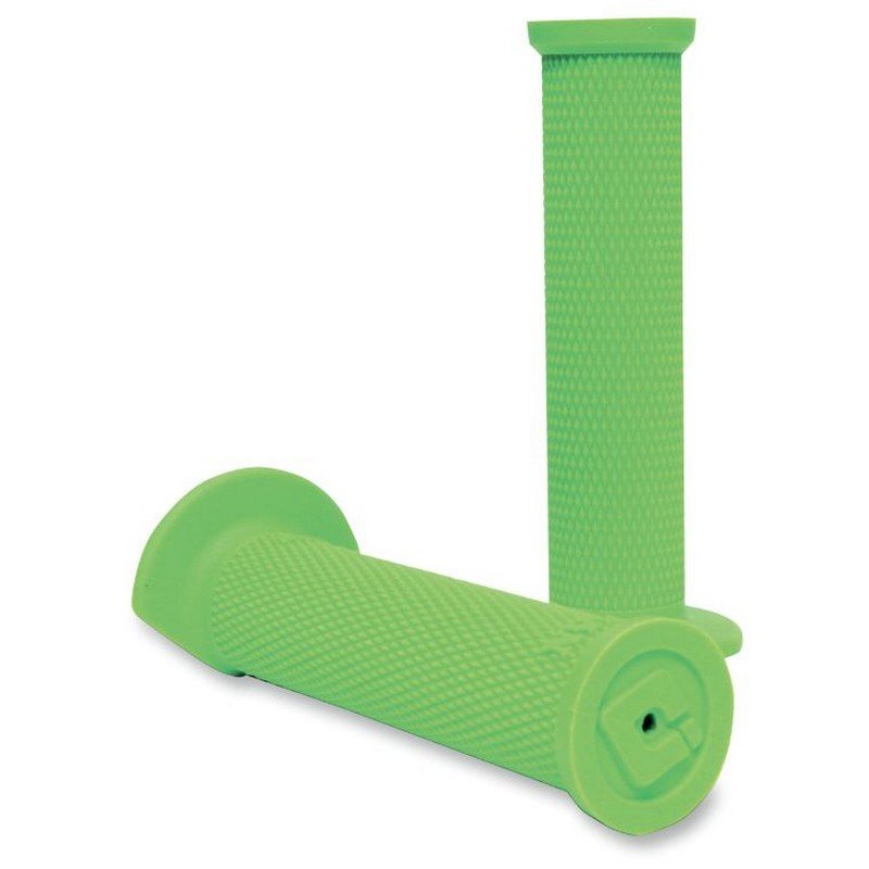 lime green bike grips