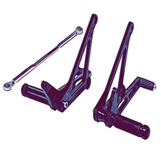 Rearset, Tilbagerykker- sæt Cafe Racer