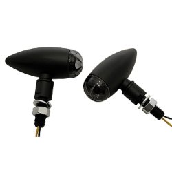 P&W Blinklys st - Micro Bullet LED Sort