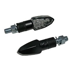 P&W blinklys st - LIZZARD Sort