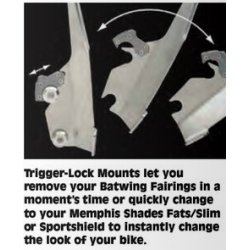 Memphis Shades Batwing XVS 650/1100 Classic