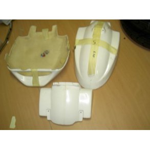 Yamaha XV 535 Virago - bagskrm, motorspoile st