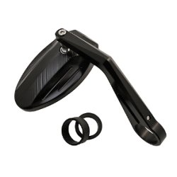 Ferrara Styrende Spejl CNC Sort