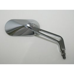Spejlst - Oval - Chrome