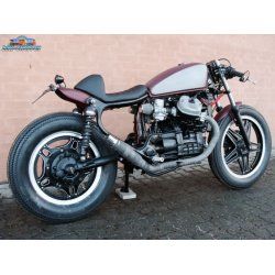 P&W Bates LED Baglygte Chrome Tonet