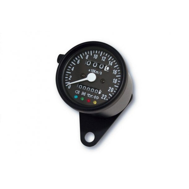 P&W - Speedometer m. indikator Sort
