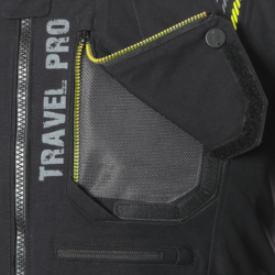 B�se Travel Pro Tekstil Herre Jakke Sort/Gul