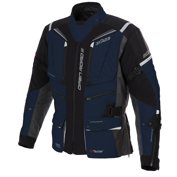 Bse Open Road III jakke - Sort/bl