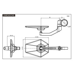 DAYTONA STYRENDE SPEJL D4