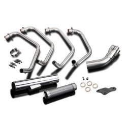 Delkevic Komplet 4-1 Udstdning Straight Rustfri Z1000 MkII (79-80)