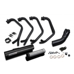 Delkevic Komplet 4-1 Udstdning Straight Sort Z1000 MkII (79-80)