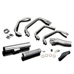 Delkevic Komplet 4-1 Udstdning Straight Rustfri Z750 LTD (80-83)