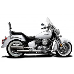 DELKEVIC slip on bull nose 410mm udstdning XVS 1100 Dragstar/Classic (98-09)